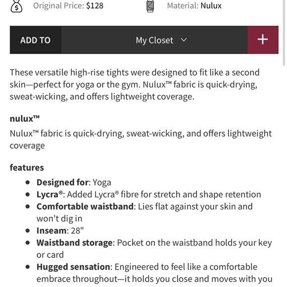 Lululemon Wunder Under High Rise Tight *Nulux Size 12 Polychromatic - Picture 8 of 8